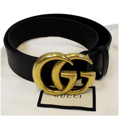 gucci gg buckle slim leather belt|Gucci double g belt price.